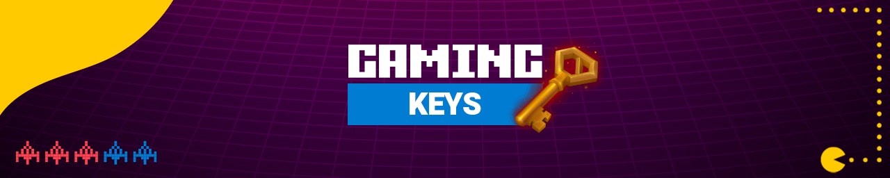 Game Keys "Gaming Keys" title in the center with a key to its right.