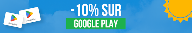 Google Play 10% de réduction Google Play 10% de réduction